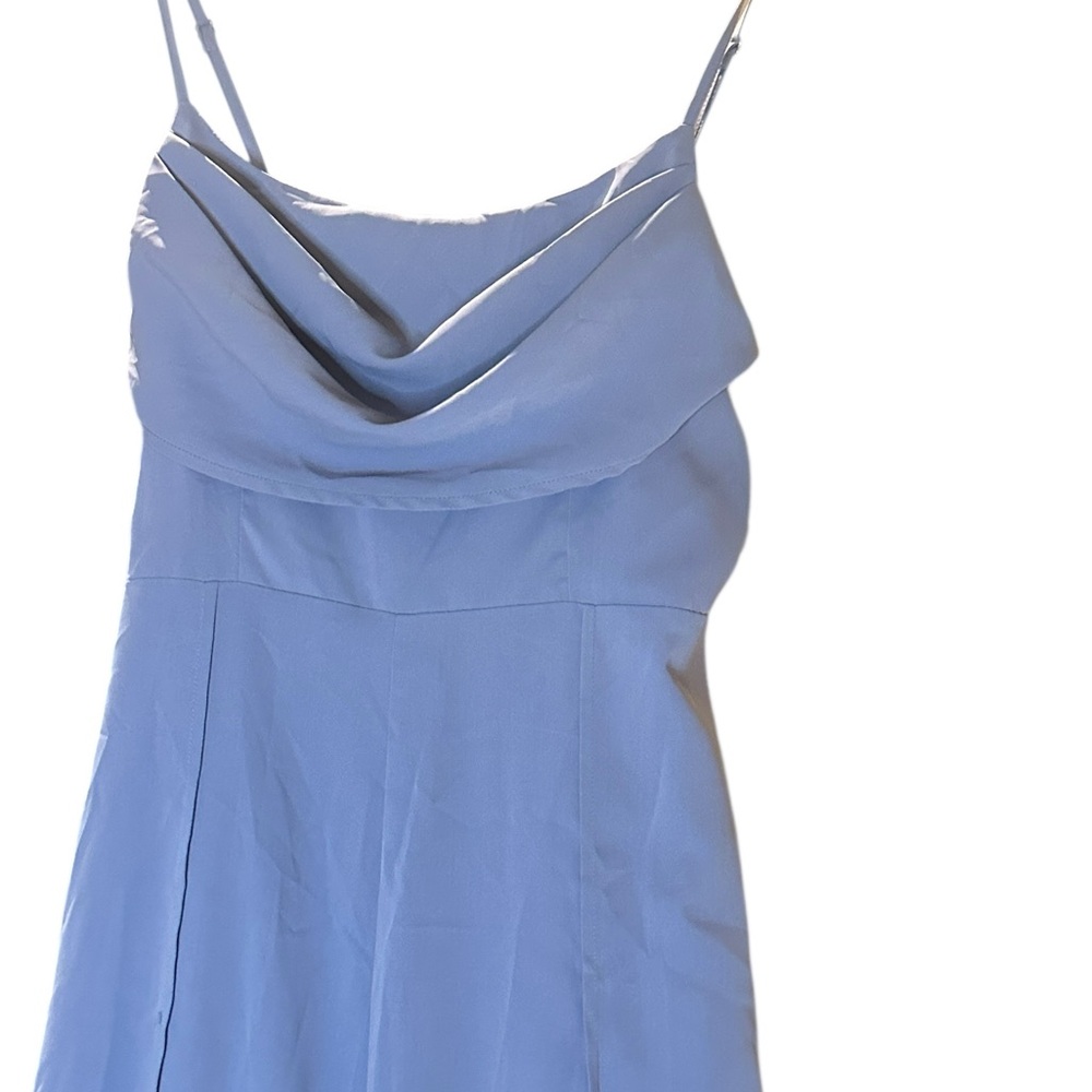 Cider Light Blue Draped Jumpsuit NWT Size M - Picture 6 of 12